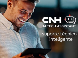 CNH lança Assistente Técnico de IA para toda a rede de concessionárias de suas marcas Case IH e New Holland