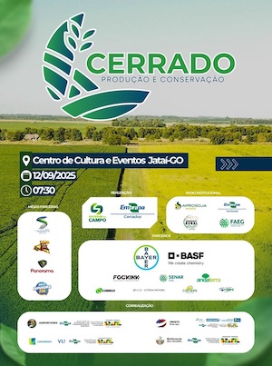Seminário em Jataí debate produção e conservação do Cerrado nesta sexta (12)