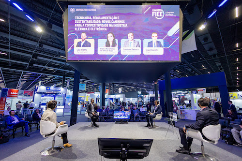 Feira Internacional da Indústria Elétrica e Eletrônica teve abertura conjunta com a Febrava e segue até sexta-feira, dia 12, no São Paulo Expo, na capital paulista