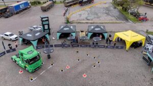 Gincana do Caminhoneiro: desafio do slalom chega à Feira de Santana/BA