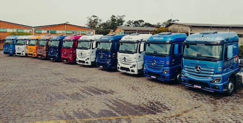 Mercedes-Benz estreia na frota da Buzin Transportes com 20 caminhões Actros Evolution 2653