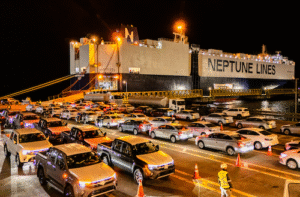 Porto de Paranaguá amplia linhas marítimas de veículos com chegada do Neptune Hellas