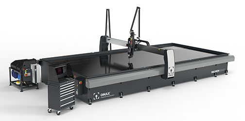 Hypertherm Associates apresenta a nova geração de centros de usinagem por jato de água OMAX MAXIEM na FABTECH 2025 e Marmomac 2025