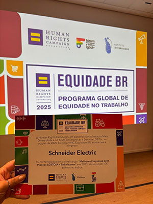 Schneider Electric é reconhecida como uma das melhores empresas para pessoas LGBTQIAPN+