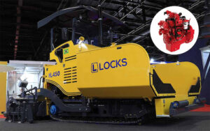 Cummins QSB 4.5 equipa nova pavimentadora HL450 da Locks