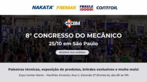Fras-le, Fremax, Nakata e Controil levam atendimento técnico e novas tecnologias para o Congresso Brasileiro do Mecânico