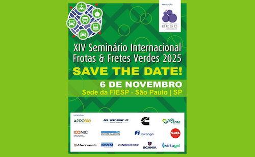 Brasil discute transição sustentável do transporte no XIV Frotas & Fretes Verdes 2025