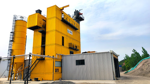 A usina de asfalto Lintec CSM3000 oferece instalação rápida e completa em 15 dias na China.