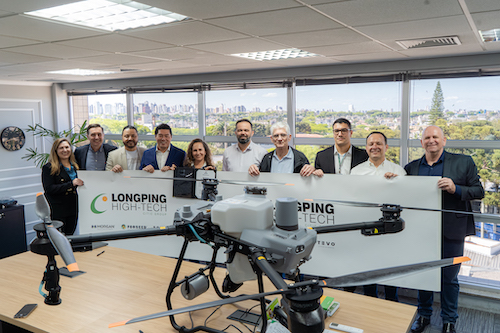 LongPing High-Tech doa drone para Colégio Agrícola no Paraná