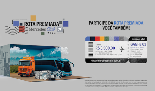  Campanha Rota Premiada Mercedes Club sorteará viagens para Mendoza na Argentina