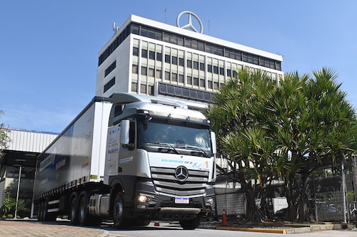 Mercedes-Benz promove teste comparativo para avaliação de biocombustível 100% em motores Euro 6