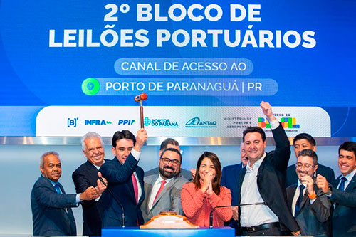 Consórcio CCGC vence leilão e vai investir R$ 1,22 bilhão no canal de acesso do Porto de Paranaguá