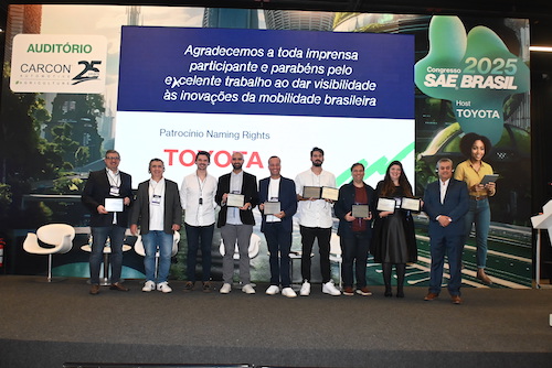 Matérias sobre lítio, Proconve L8 e consumo de carros híbridos vencem o 18º Prêmio SAE BRASIL de Jornalismo - Toyota