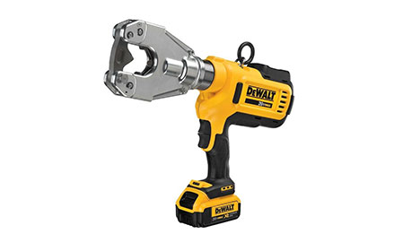 DEWALT apresenta crimpadores sem fio para trabalhos em cabos elétricos
