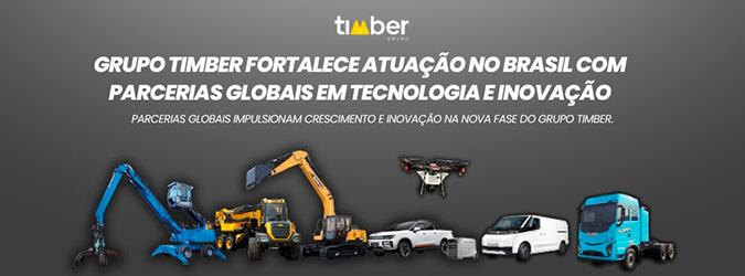Grupo Timber fortalece atuação no Brasil com parcerias globais em tecnologia e inovação