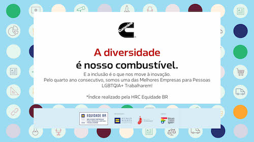 Cummins Brasil é reconhecida entre as Melhores Empresas para Pessoas LGBTQIA+ Trabalharem