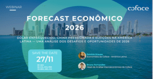 Coface realiza webinar sobre Cenário Global 2026 e analisa impactos da disputa EUA x China na América Latina