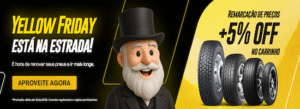 Yellow Friday da Dunlop Pneus tem ofertas imperdíveis