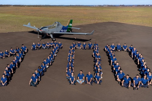 Embraer celebra 1.700 unidades entregues do avião agrícola Ipanema
