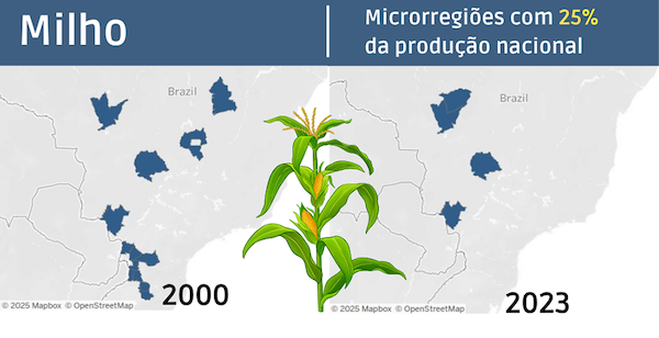 Cana e laranja ganham novas regiões de concentração da produção
