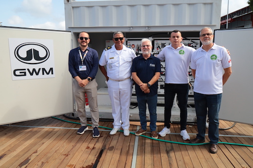 GWM recebe comandantes amazônicos para vivência prática no barco a hidrogênio