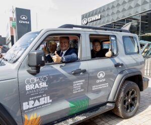 GWM Brasil entrega 100 veículos eletrificados à COP30 em cerimônia em Belém (PA)