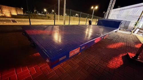 Implementos São Paulo expõe Semirreboque 1 eixo na Mossoró Oil & Gas 2025