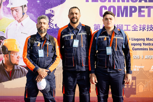 Campeonato de Habilidades Técnicas da LiuGong leva equipe latino-americana ao pódio global na Tailândia