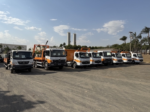 Constroeste adquire 114 caminhões Mercedes-Benz para ampliação de frota de limpeza urbana na cidade de São Paulo