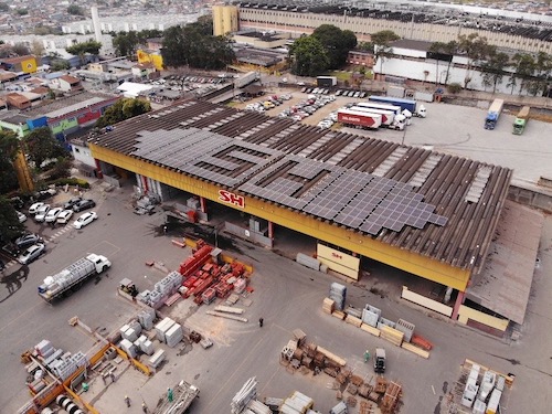 Com nova matriz solar, SH evita emissão de mais de 11 toneladas de CO₂ por ano