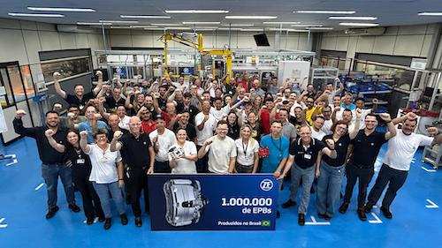 ZF atinge um milhão de unidades do Freio de Estacionamento Elétrico (EPB) produzidas no Brasil