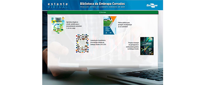 Embrapa Cerrados disponibiliza nova Estante Virtual de publicações