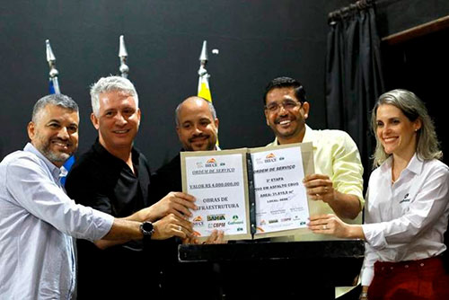 Prefeitura de Irecê anuncia Ordem de Serviço de R$ 7 milhões em obras de infraestrutura com apoio da CBPM e Galvani