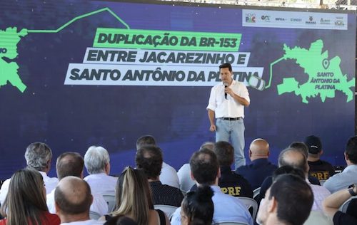 EPR Litoral Pioneiro inicia a duplicação de 50 km da BR-153
