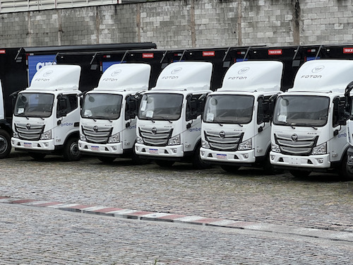 Foton fecha venda de 20 caminhões para operações logísticas da Ambev