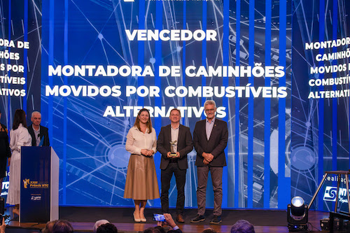 Scania ganha Prêmio NTC&Logística como ‘Melhor Montadora de Caminhões Movidos por Combustível Alternativo’