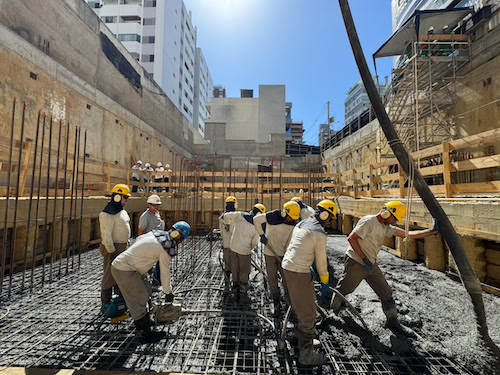 WKoerich aplica tecnologia de ponta em grande concretagem