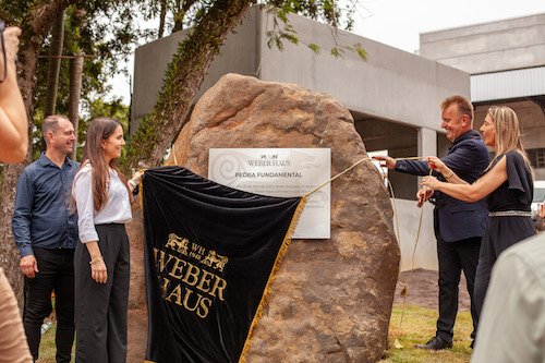 Weber Haus lança pedra fundamental de nova biorrefinaria e destilaria no Rio Grande do Sul