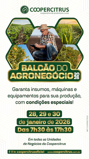  Coopercitrus realiza Balcão do Agronegócio 2026 com condições especiais para o produtor rural