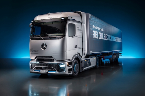 Daimler Truck apresenta o Mercedes-Benz NextGenH2 Truck com produção em pequena escala prevista para o final de 2026