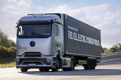 Daimler Truck apresenta o Mercedes-Benz NextGenH2 Truck com produção em pequena escala prevista para o final de 2026