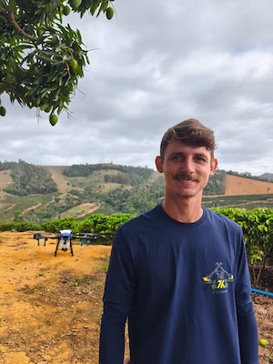 Drones impulsionam produtividade e sustentabilidade em fazenda de café capixaba