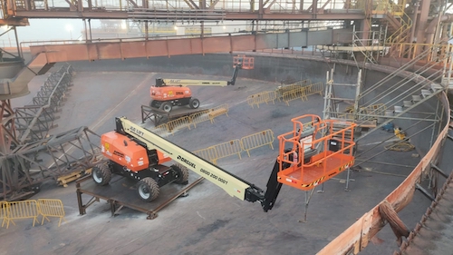 Orguel viabiliza operação complexa no Porto do Açu com plataforma de acesso industrial