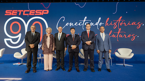 SETCESP celebra 90 anos em evento histórico no Anhembi, com presença do vice-presidente Geraldo Alckmin