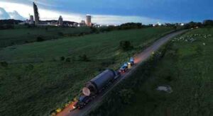 O novo moinho da Votorantim Cimentos, empresa de materiais de construção