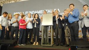 Arauco lança Pedra Fundamental da Ferrovia do Projeto Sucuriú