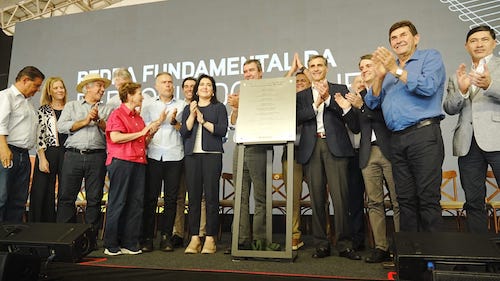 Arauco lança Pedra Fundamental da Ferrovia do Projeto Sucuriú