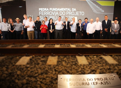 Arauco lança Pedra Fundamental da Ferrovia do Projeto Sucuriú