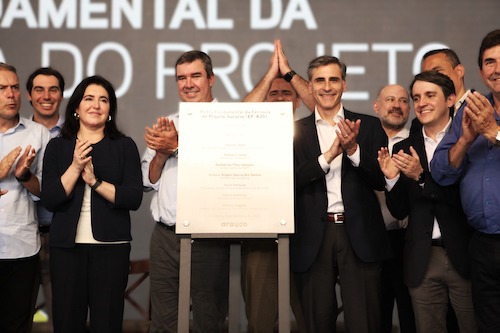 Arauco lança Pedra Fundamental da Ferrovia do Projeto Sucuriú