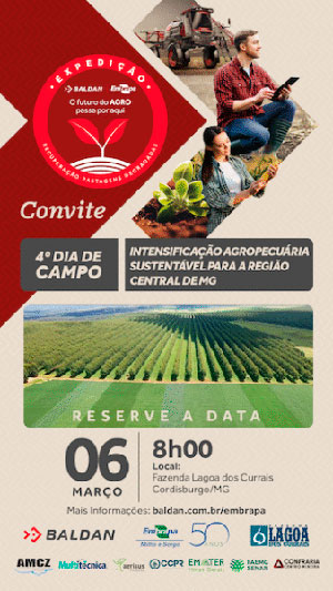  Baldan e Embrapa abrem inscrições para Dia de Campo em Cordisburgo (MG)